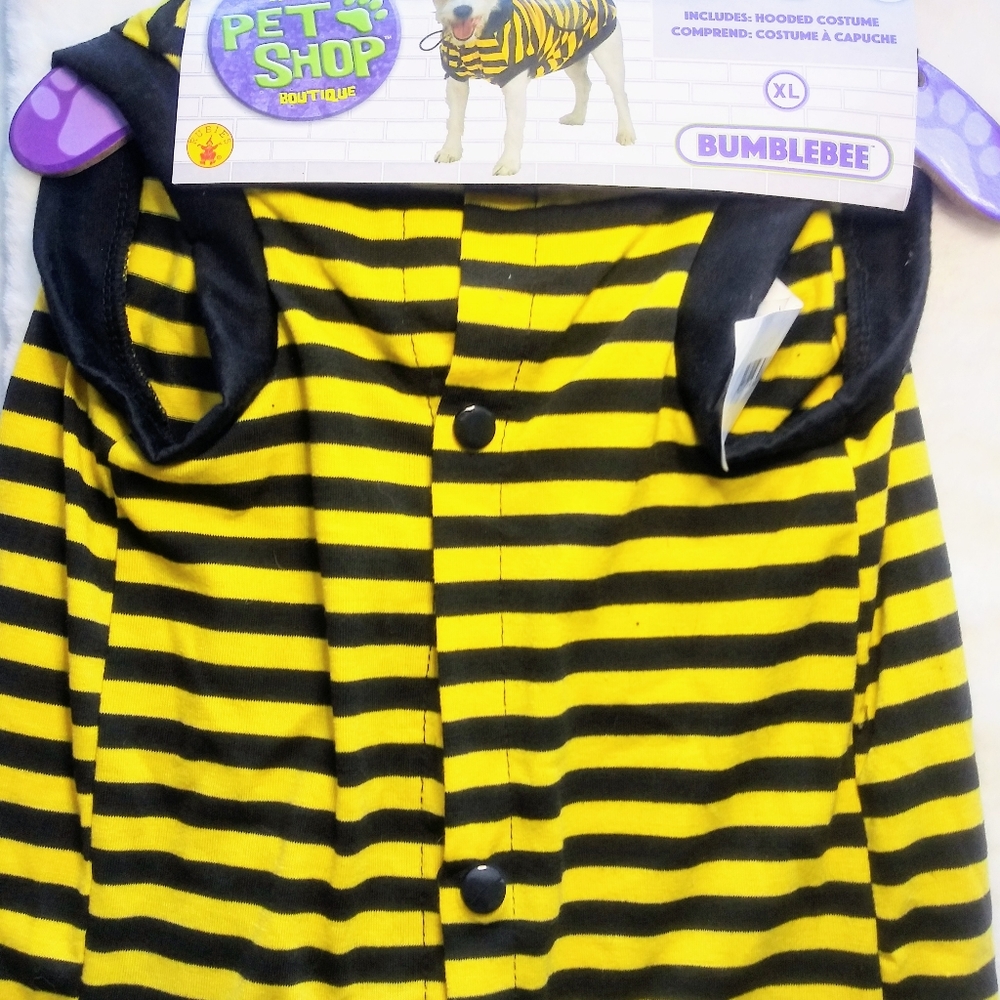 Dog costume bubble bee XL